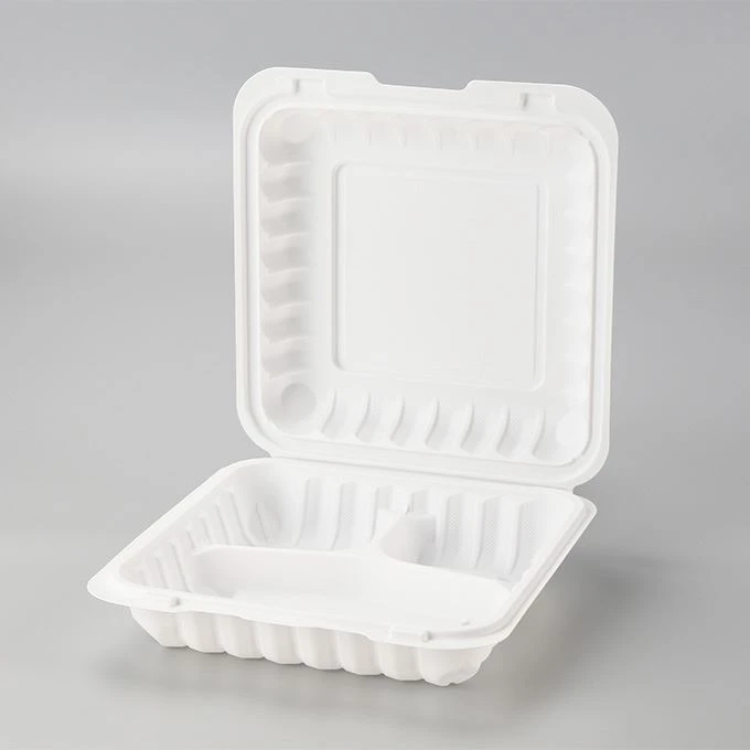 Cutie Bento cu 5 compartimente din plastic de unică folosință, stivuabilă de ...