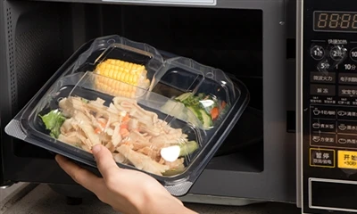 Cutie de depozitare containere negre de 9 x 6 inch, din plastic, stivuitoare,...