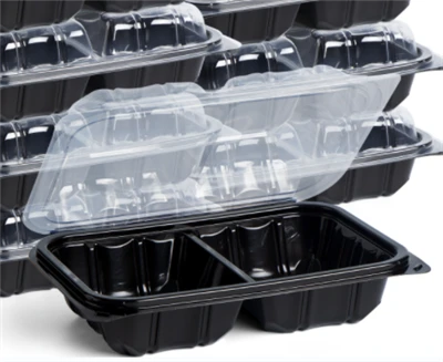2 Compartimente PP To Go Container pentru alimente