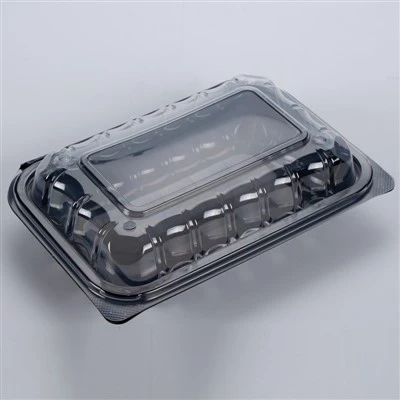 Recipiente negre pentru depozitarea alimentelor din plastic