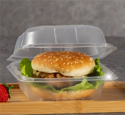 Container transparent de unică folosință