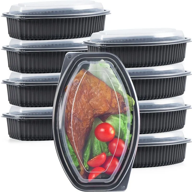 32 oz cutii cu formă ovală