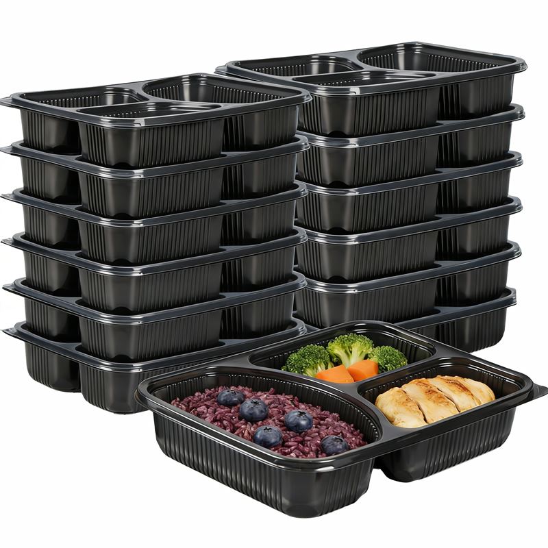 Recipiente din plastic pentru mâncare de luat