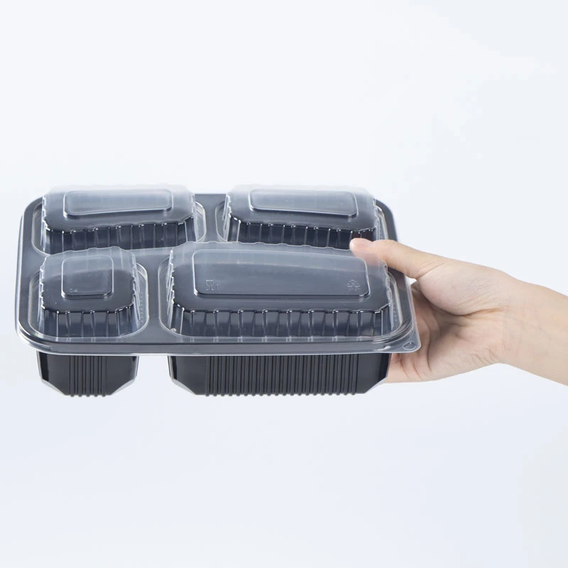 4 compartment food containers
