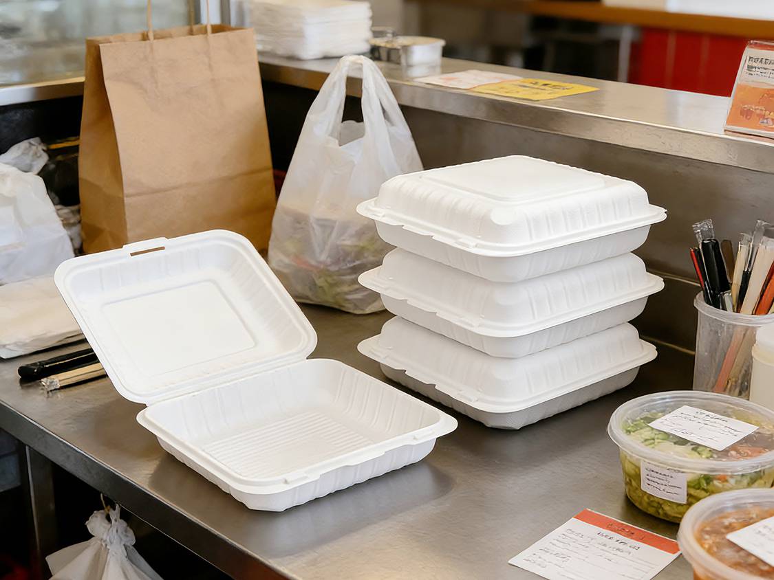 clamshell food packaging containers
