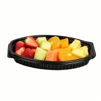 Recipient din plastic pentru depozitarea alimentelor cu capac